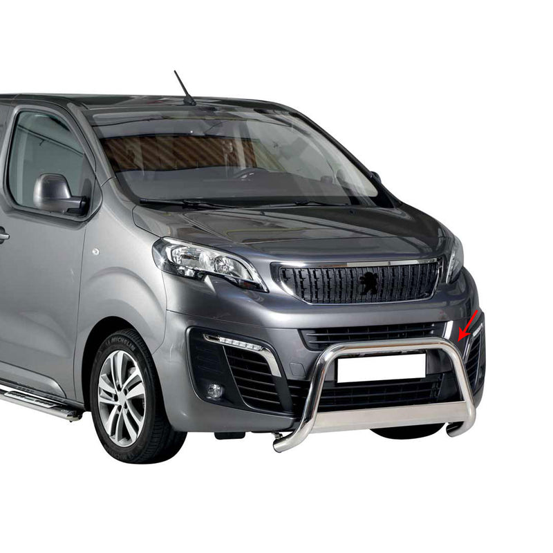 Protezione anteriore per Peugeot Expert Traveller 2016-2025 ø63 acciaio