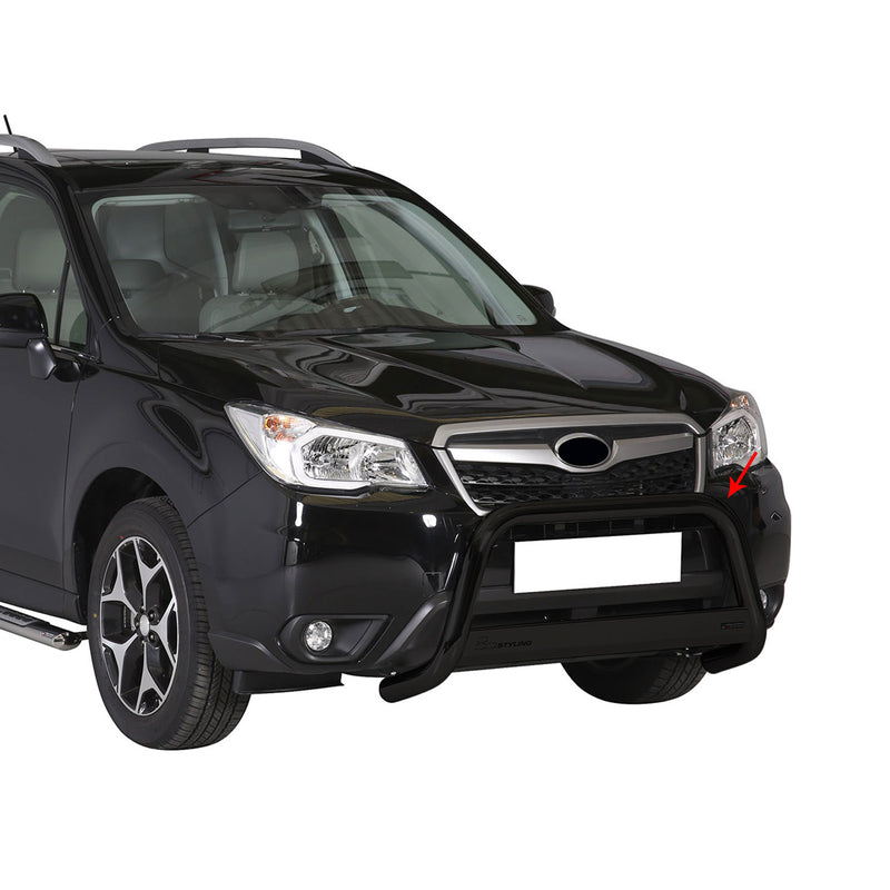 Protezione anteriore per Subaru Forester 2013-2015 ø63mm acciaio nero
