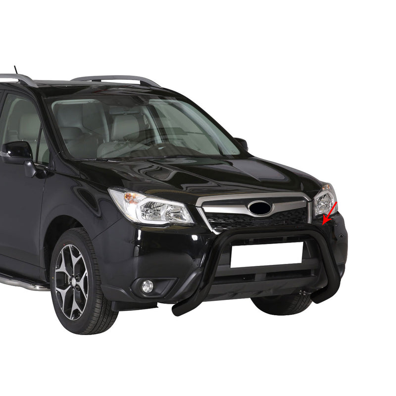 Protezione anteriore per Subaru Forester 2013-2015 ø76mm acciaio nero