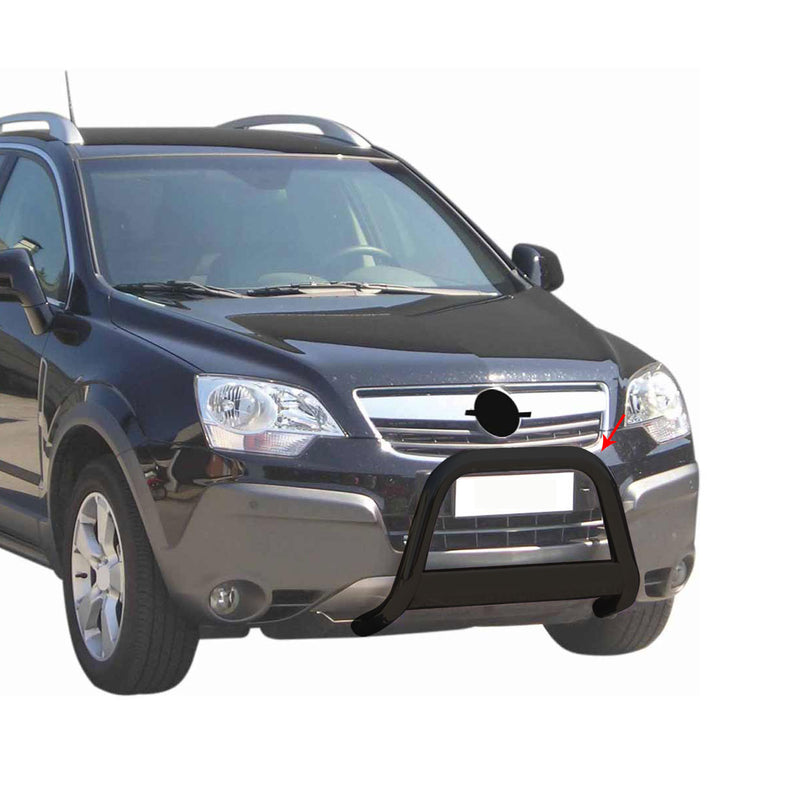 Protezione anteriore per Opel Antara 2007-2011 ø63mm acciaio nero