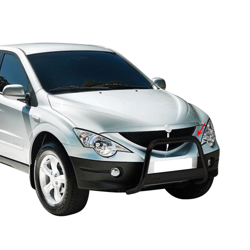 Barra di protezione anteriore per Ssangyong Actyon Sports 2007-2012 ø63 Nero