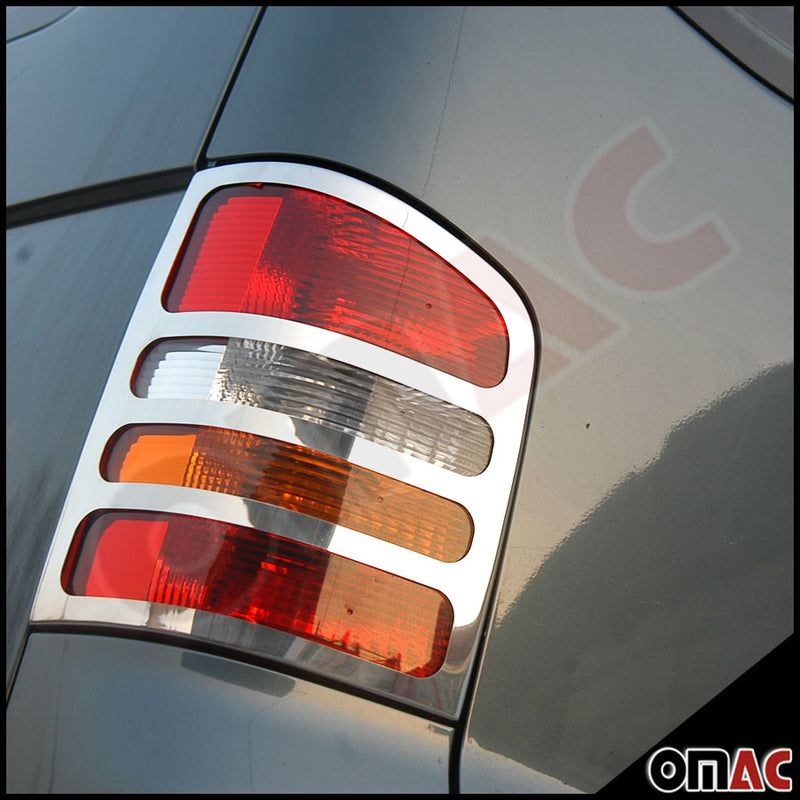 Strisce luci posteriori per VW Transporter T5 2003-2010 in acciaio inox, 2 pezzi