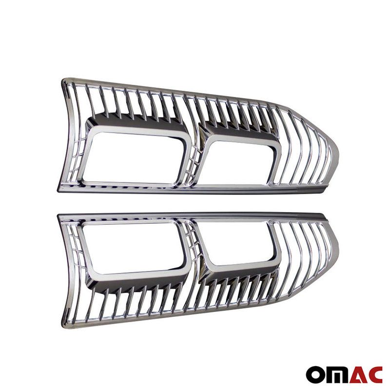 Strisce luci posteriori per Renault Trafic 2014-2021 cromate ABS argento 2 pezzi