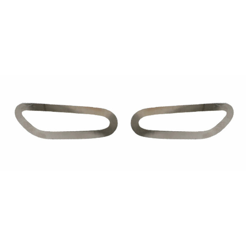 Blinkerrahmen Signalblende Seitenblinker für BMW 1er E88 2004-2013 Edelstahl 2x