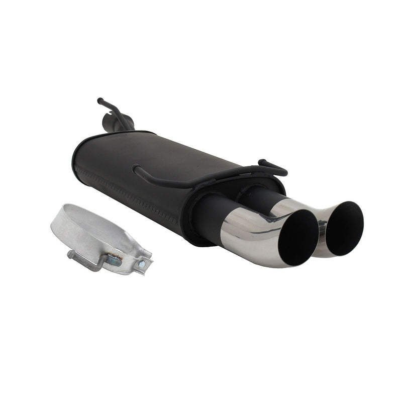 Scarico sportivo Novus per Opel Astra F / Opel Kadett E 2x76mm DTM con ABE