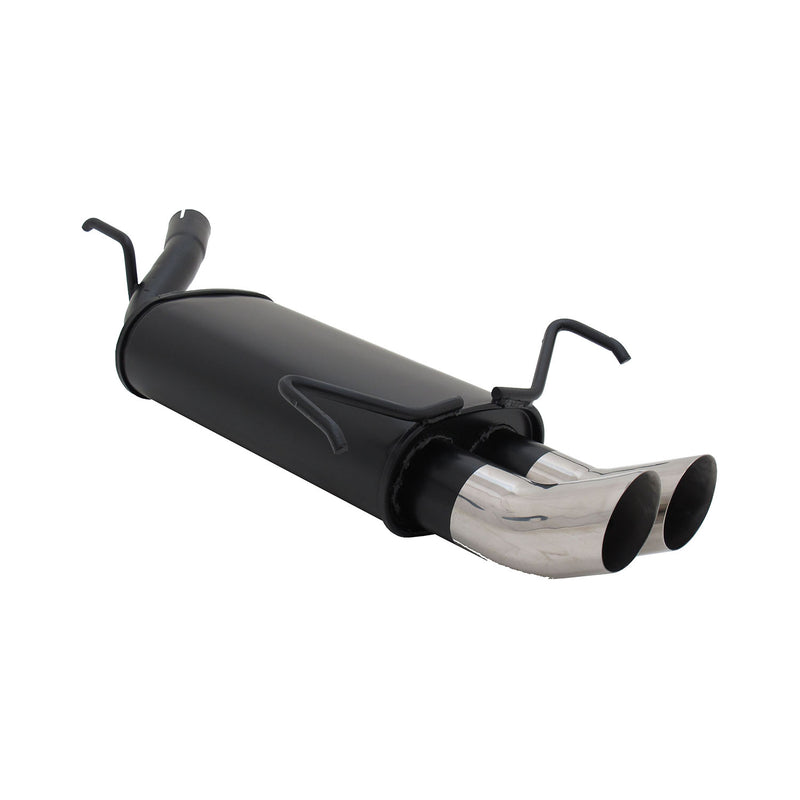 Scarico sportivo Novus per Opel Corsa C silenziatore posteriore 2x76mm DTM con ABE
