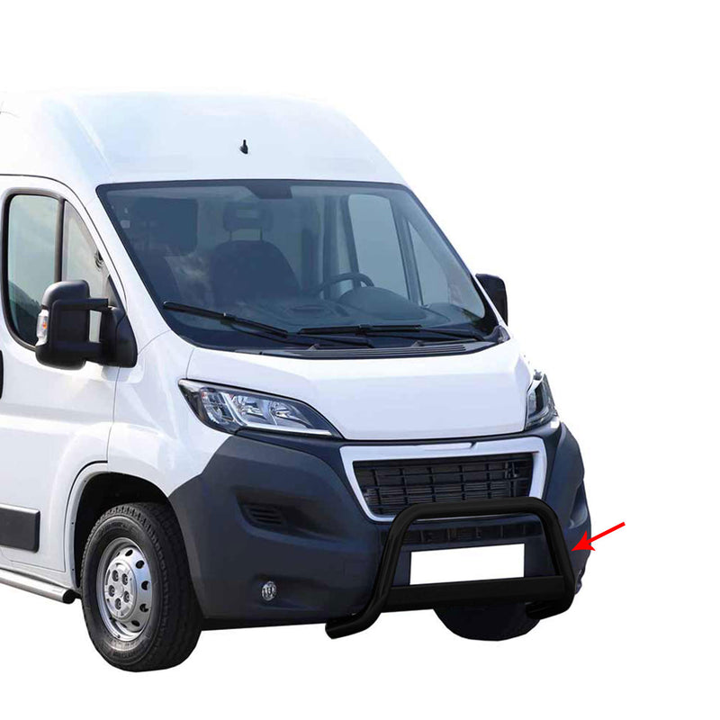 Protezione anteriore per Peugeot Boxer 2014-2025 ø63mm Nero Protezione