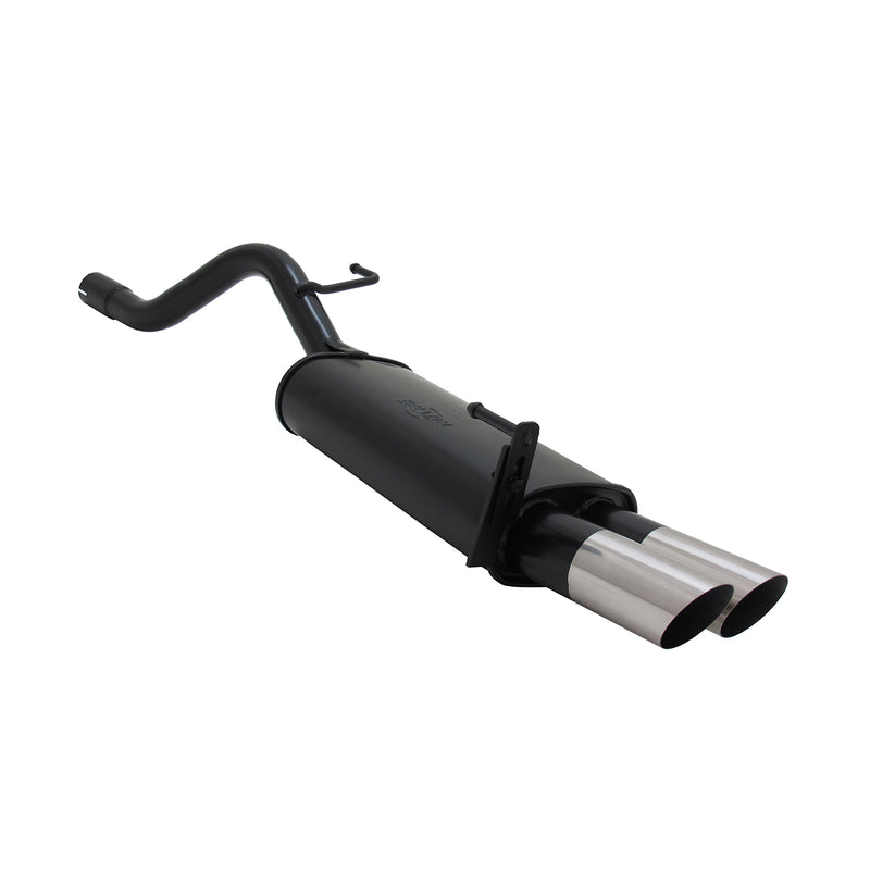 Scarico sportivo Novus per Opel Corsa D silenziatore posteriore MS-Design 2x76mm con ABE