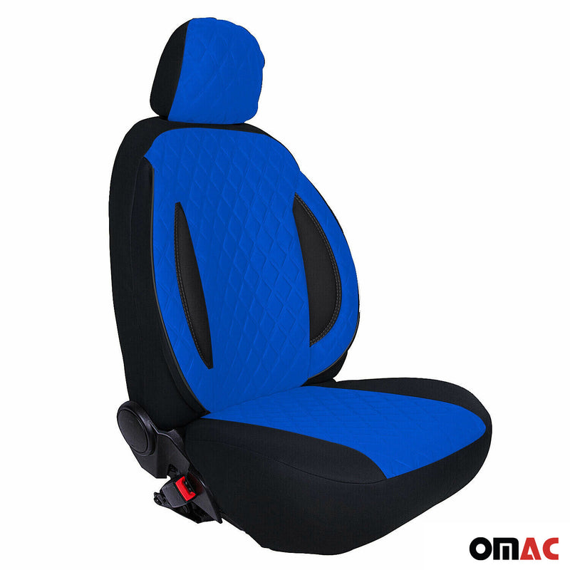 Coprisedile per Renault Zoe 2012-2025 Nero Blu 1 posto