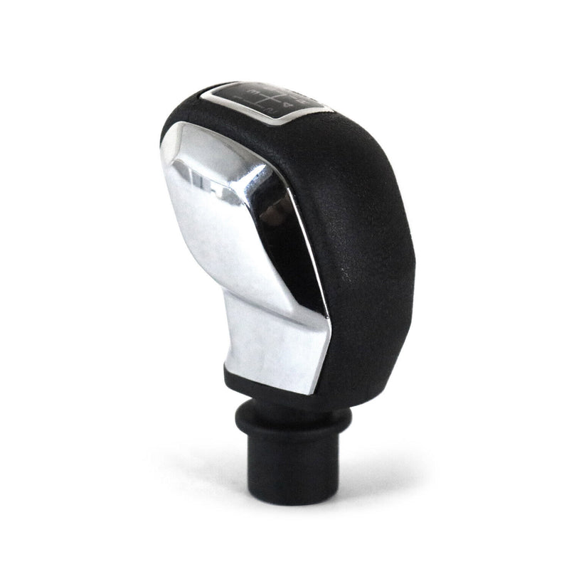 Schaltknauf Schaltknopf für Peugeot 301 2013-2025 5 Gang Kunstleder Chrome 1x