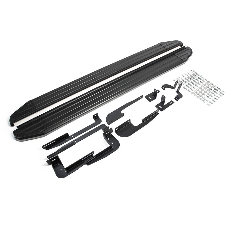 Minigonne laterali per pedane laterali per Hyundai ix35 2010-2015 ABE Alu