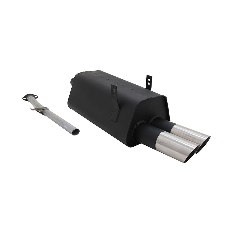 Scarico sportivo Novus per BMW Serie 3 E36 316 / 318 2x76mm MS-Design con ABE