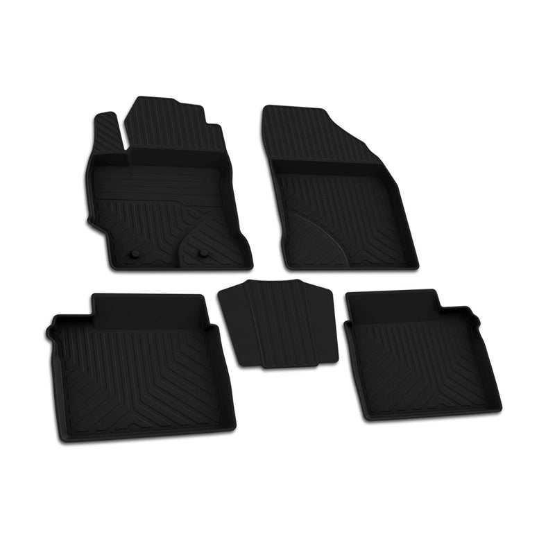Tappetini in gomma neri per Toyota Corolla 2013-2020, 4 pezzi
