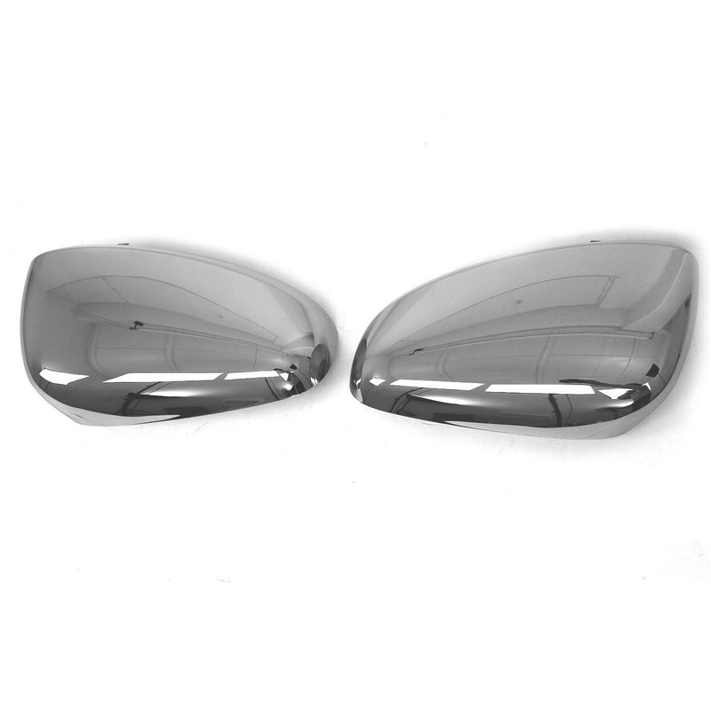 Calotte specchietti retrovisori per Renault Koleos 2016-2025 ABS cromato argento