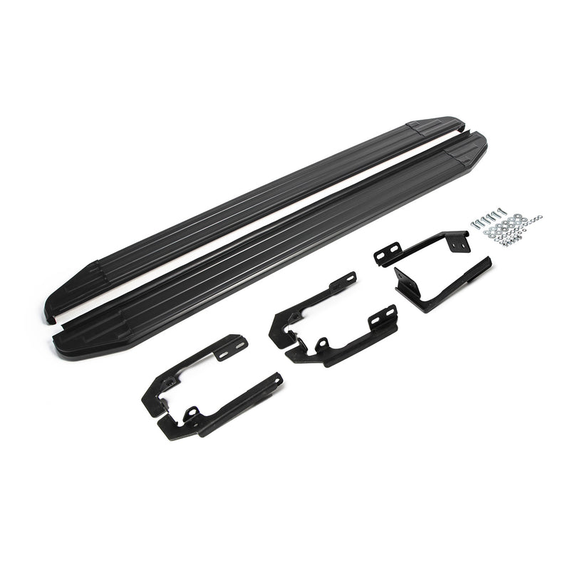 Pedane laterali per Isuzu D-Max 2015-2021 alluminio nero ABE