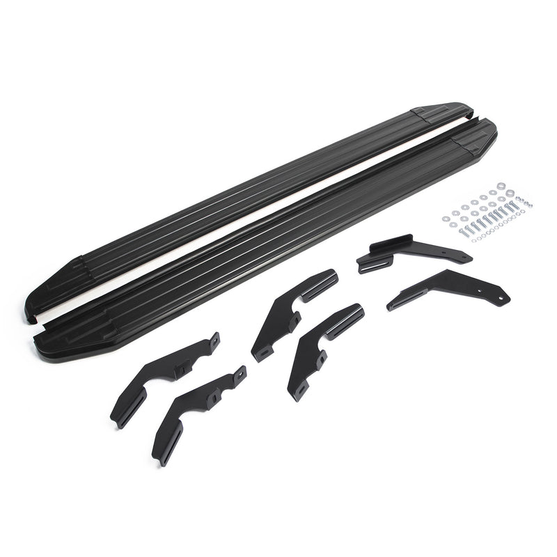 Pedane laterali per Toyota Hilux 2015-2024 alluminio nero ABE