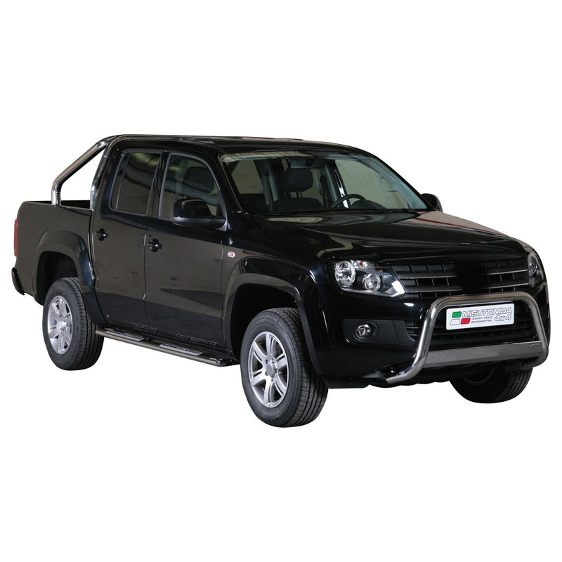 Barra di protezione anteriore per VW Amarok Highline 2010-2025 ø63mm acciaio argento