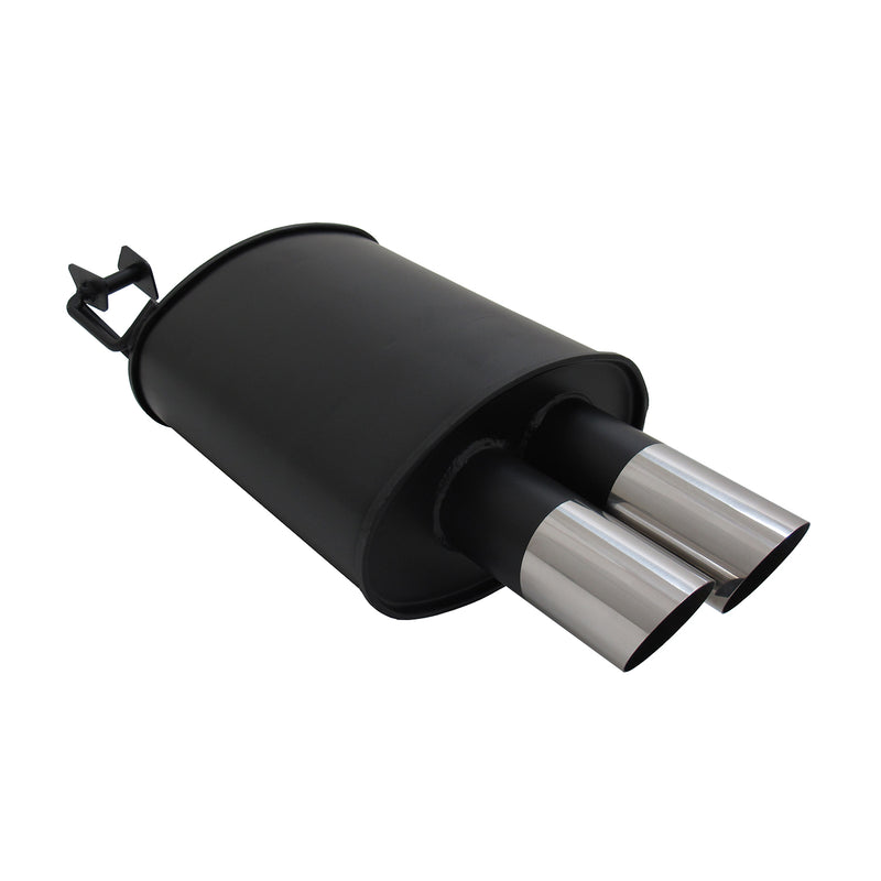 Scarico sportivo Novus per BMW E39 silenziatore posteriore 2x76mm MS-Design con ABE