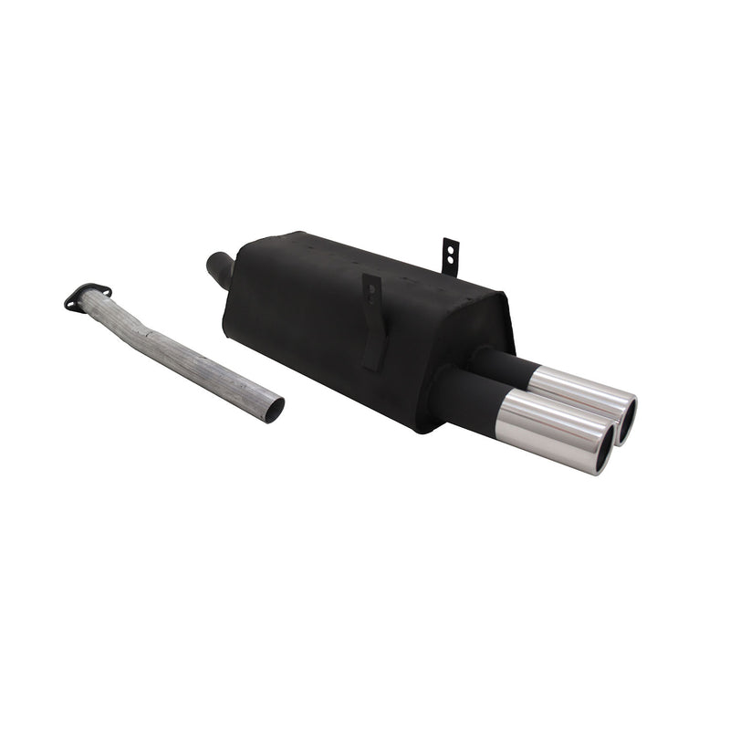 Novus Sportauspuff für BMW 3er E36 320 / 323 2x76mm Endschalldämpfer mit ABE