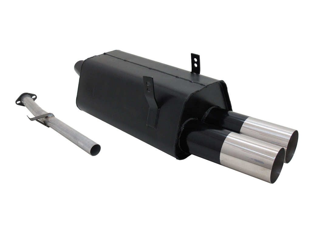 Novus Sportauspuff für BMW 3er E36 316 / 318 2x90mm RL-Design mit ABE