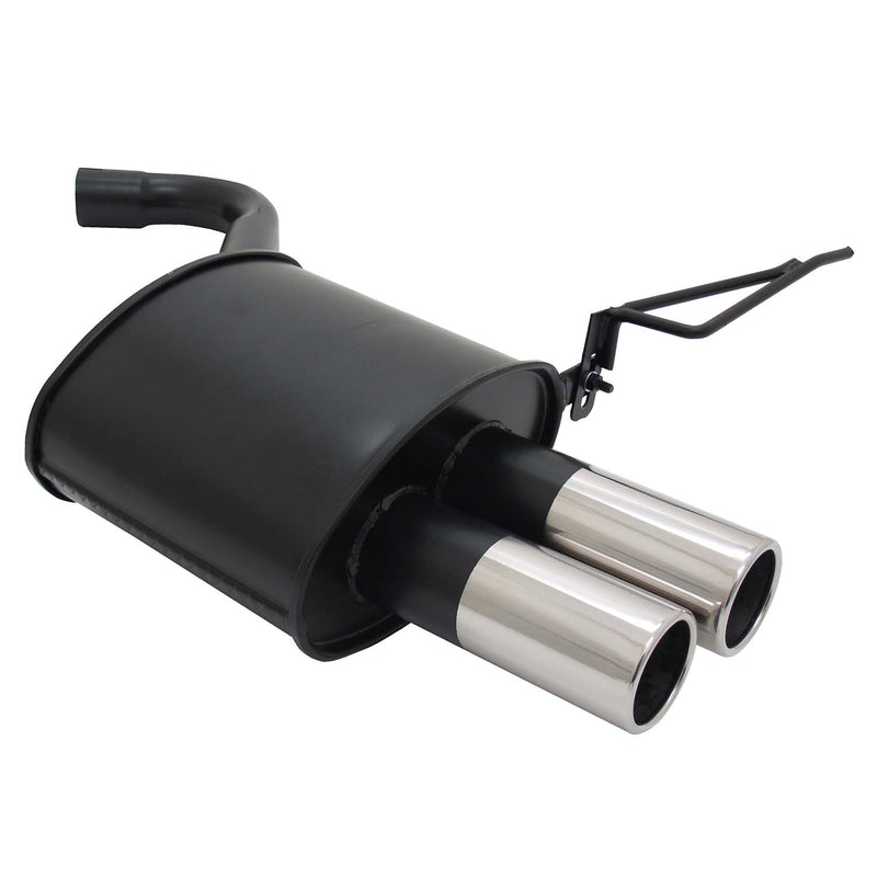 Scarico sportivo Novus per BMW E90 / E91 silenziatore posteriore 2x76mm con ABE