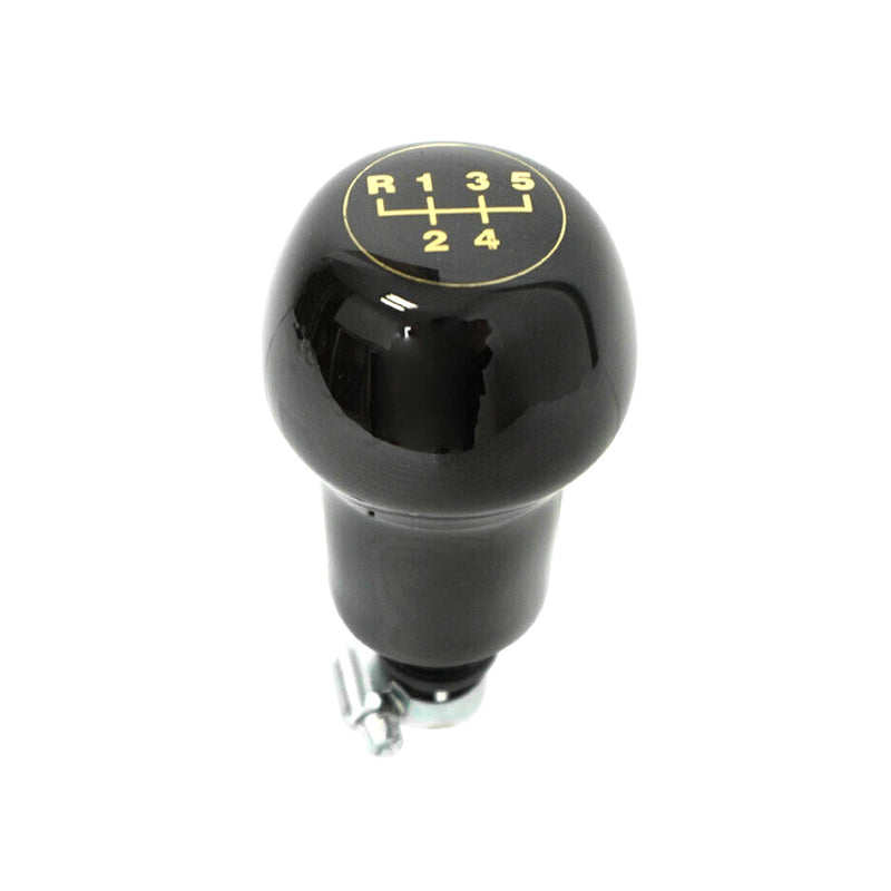 Schaltknauf Schaltknopf für VW Caddy 2003-2025 5-Gang Edelholz Schwarz