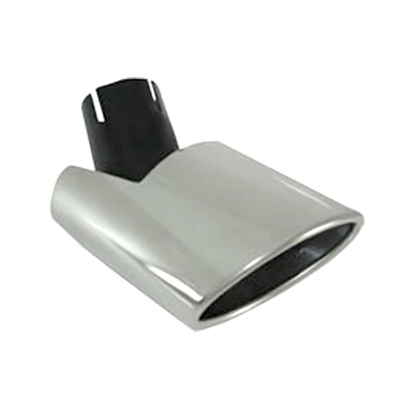 Terminale di scarico per Nissan Qashqai +2 2009-2014 in acciaio inox cromato, 1 pezzo