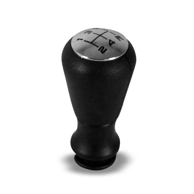 Pomello del cambio per Peugeot 206 1998-2013 5 marce in pelle sintetica nera