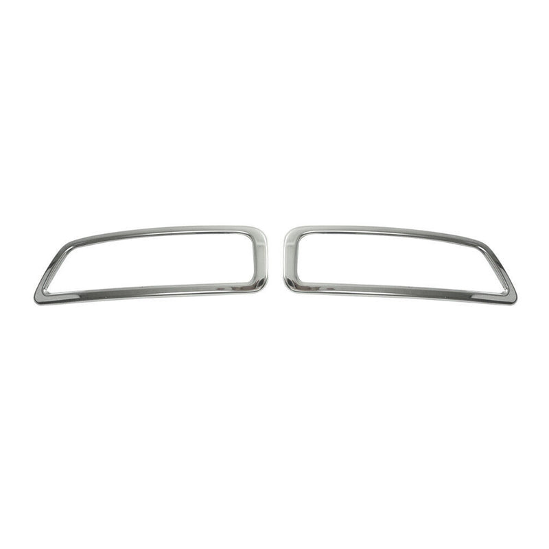 Diffusore paraurti, cornice scarico per Peugeot 3008 2016-2025 in acciaio inox argento