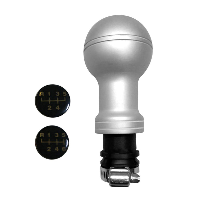 Schaltknauf Schaltknopf für VW Golf Cabriolet 1979-1993 Manuelle Alu Silber
