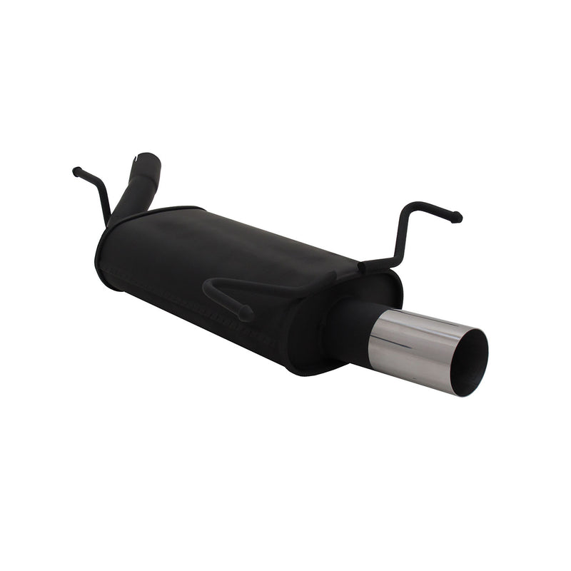 Scarico sportivo Novus per Opel Corsa C silenziatore posteriore RL-Design 1x76mm con ABE