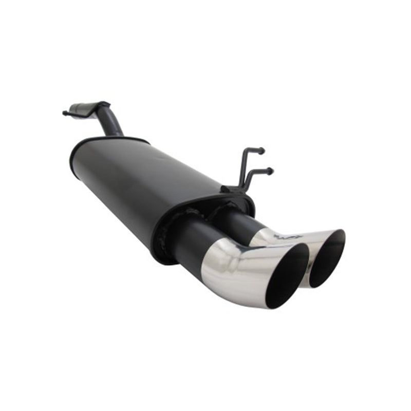 Scarico sportivo Novus per Ford Fiesta MK6 JH / JD 2x76 DTM silenziatore posteriore con ABE
