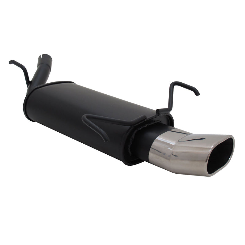 Scarico sportivo Novus per Opel Corsa C silenziatore posteriore 135x75mm DTM con ABE