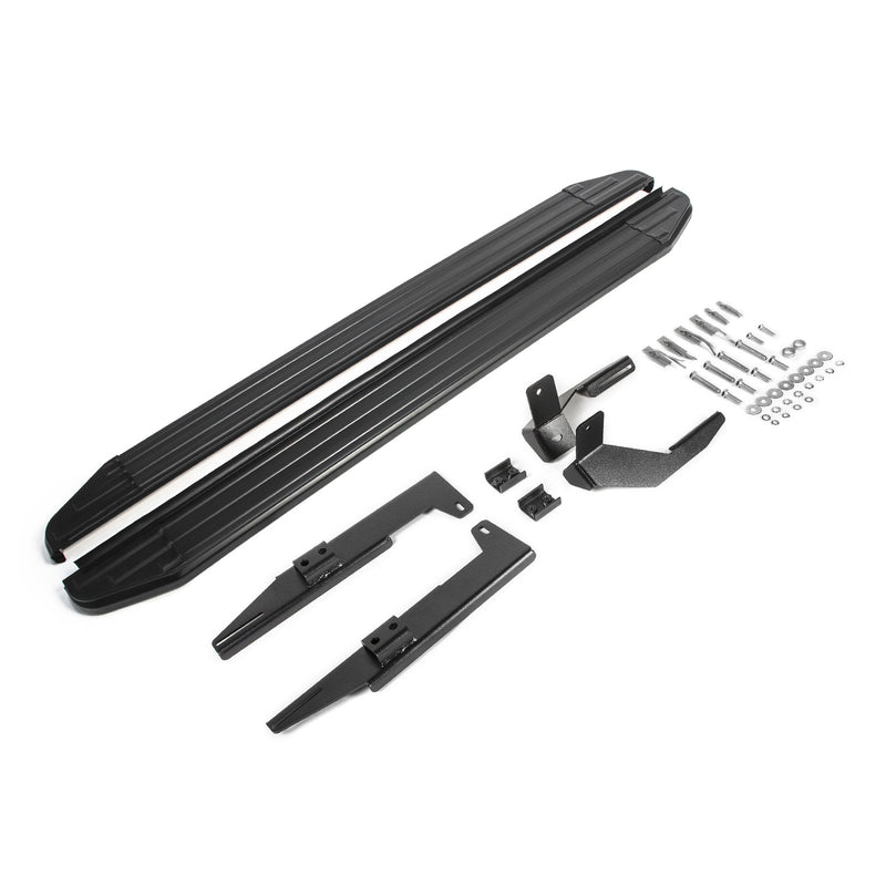Pedane laterali per Suzuki SX4 2015-2025 ABE Nero Alluminio
