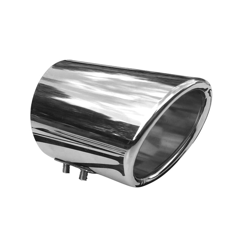 Terminale di scarico sportivo per Dacia Duster 2010-2025 in acciaio inox cromato 60 mm 1x