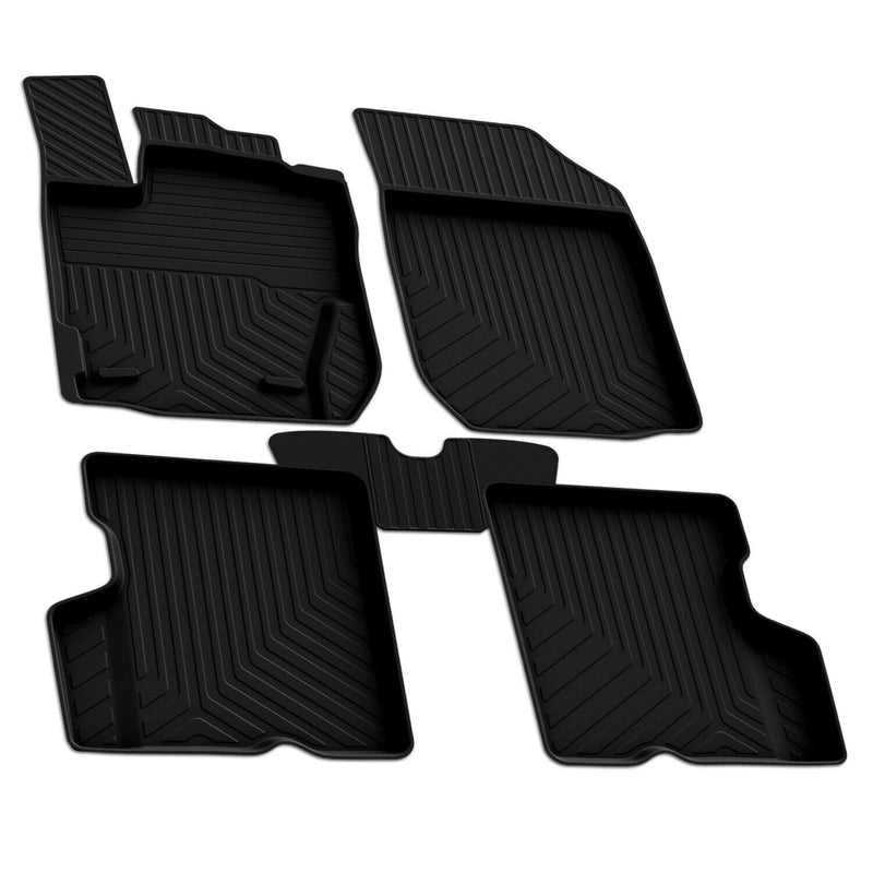 Tappetini in gomma neri per Dacia Duster 2010-2018, 4 pezzi