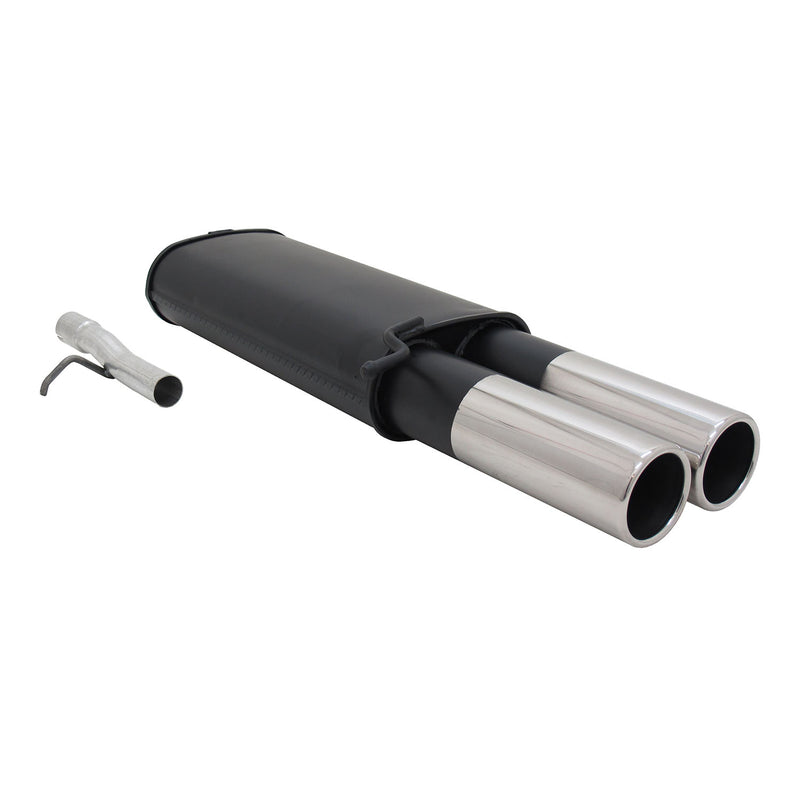 Scarico sportivo Novus per VW Passat 3B / 3BG Silenziatore posteriore 2x90mm con ABE