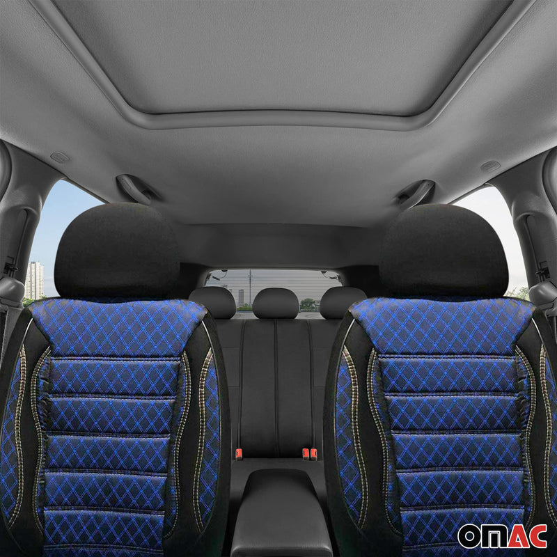 Coprisedili per Peugeot Bipper 2007-2024 Nero Blu 2 posti anteriori