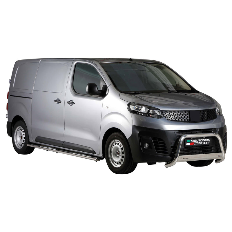 Protezione anteriore per Fiat Scudo 2022-2025 ø63mm acciaio argento