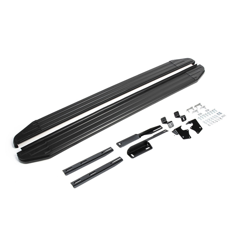 Minigonne laterali per pedane laterali per Ford Kuga 2008-2013 Alu Black ABE