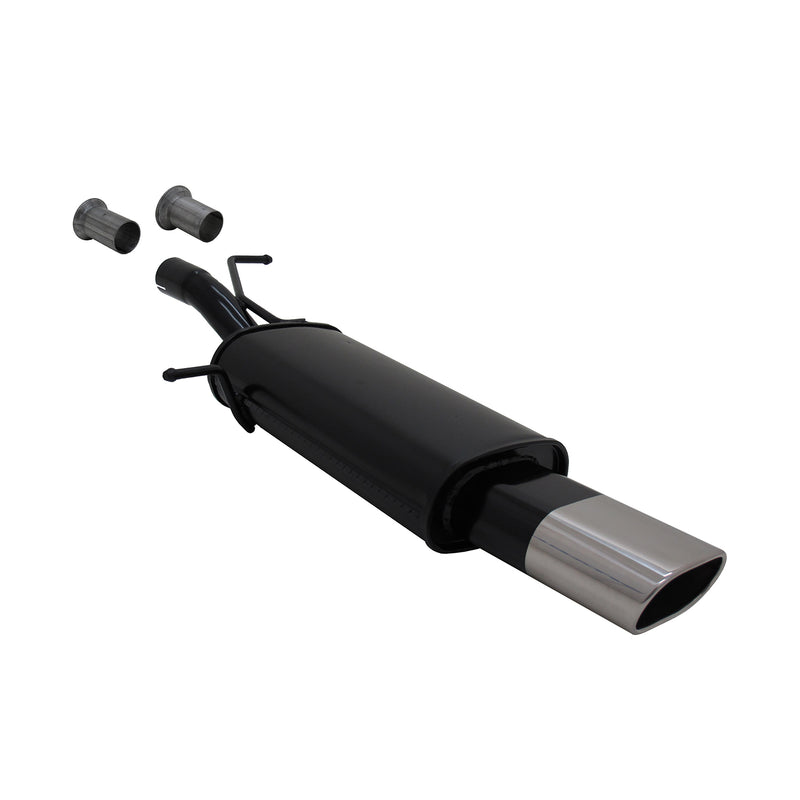 Scarico sportivo Novus per Peugeot 307 / Citroen C4 silenziatore posteriore 135x75 con ABE