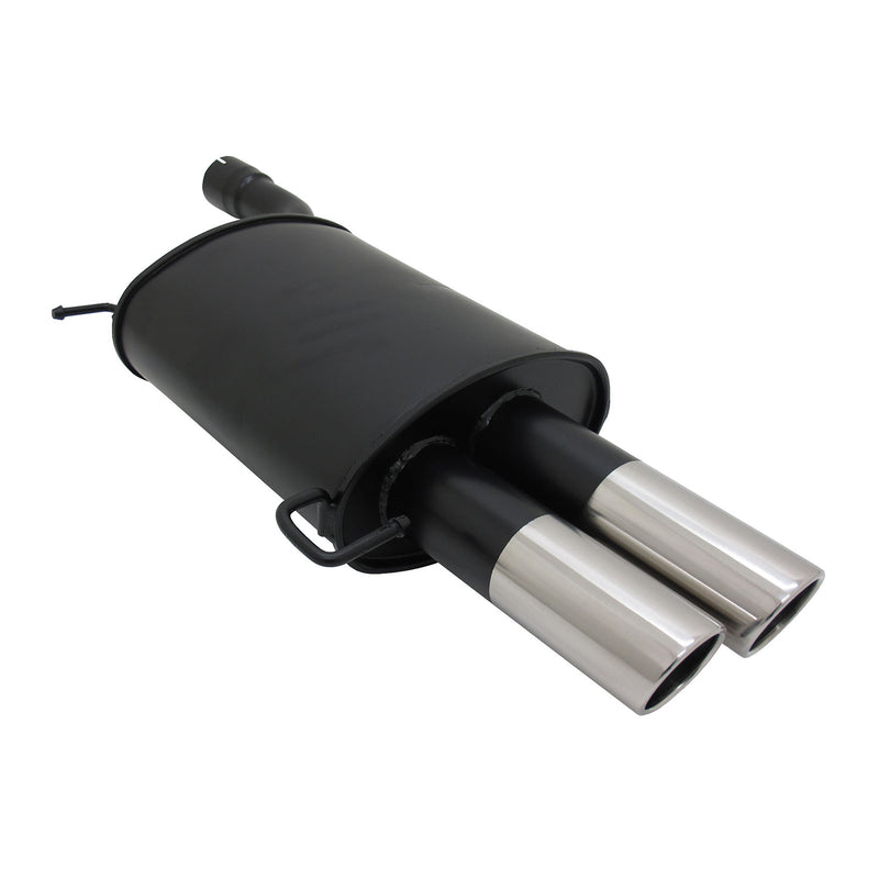Scarico sportivo Novus per BMW E60 Silenziatore posteriore SR-Design 2x76mm con ABE