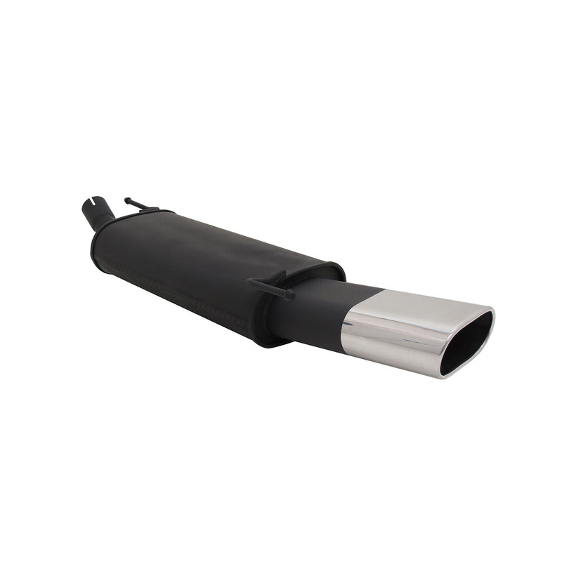 Scarico sportivo Novus per BMW E61 Touring silenziatore posteriore 135x75mm con ABE