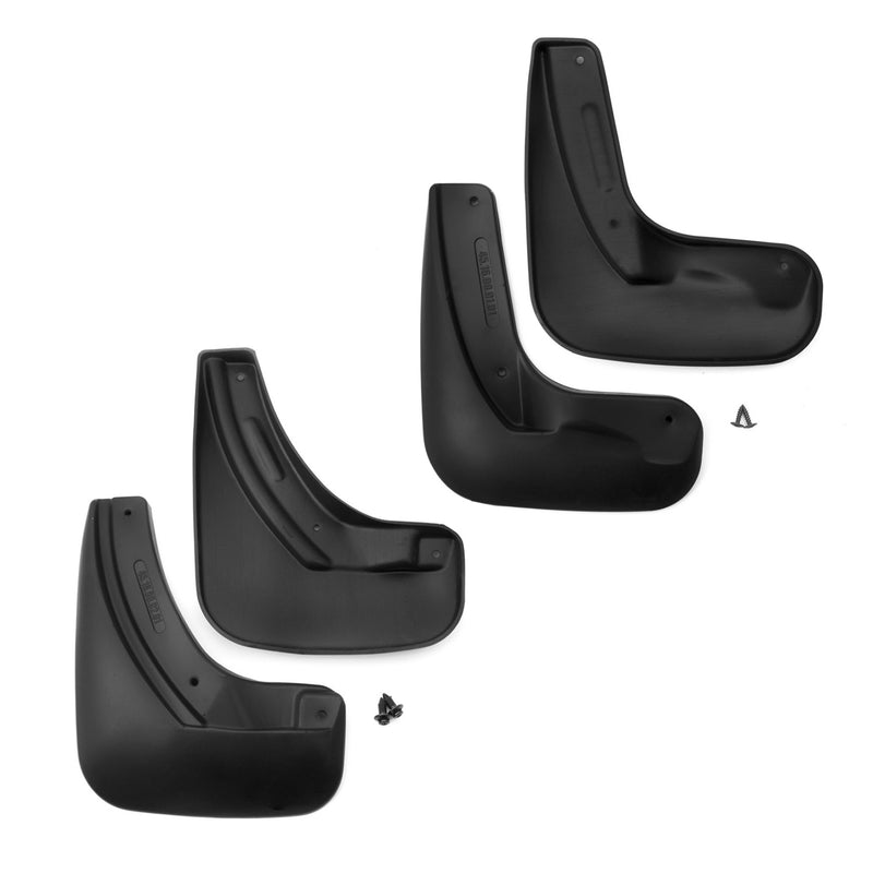 Paraspruzzi per Skoda Octavia 2012-2020 in plastica, 4 pezzi