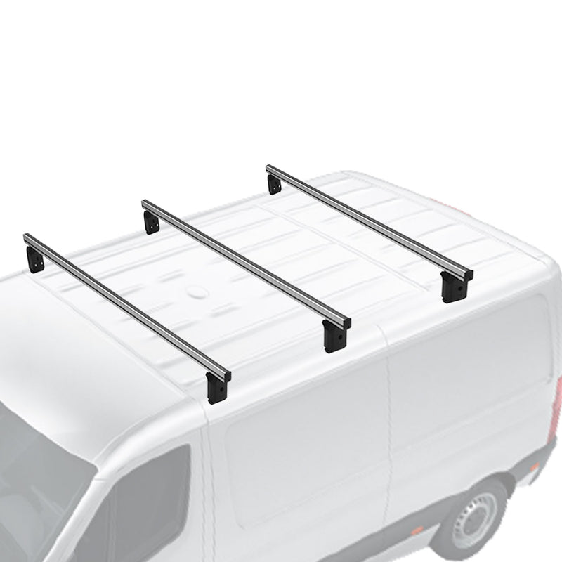 Barre portatutto Menabo per Ford Tourneo Transit Custom 2013-2024 L1 L2 Alu Grey 3x