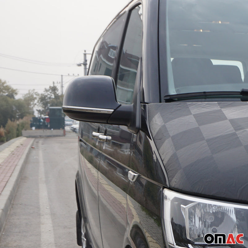 Striscia copri specchietti per VW T6 T6.1 tutti i modelli 2015-2024 in acciaio inox argento 2 pezzi