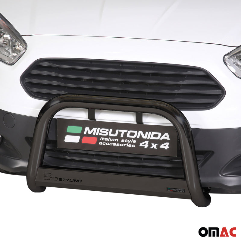 Protezione anteriore per Ford Transit Courier 2014-2017 ø63 acciaio nero