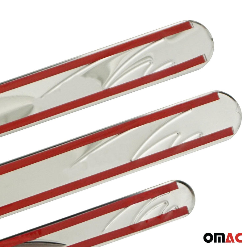Soglie porte per Renault Latitude Talisman in acciaio inox argento 4x 