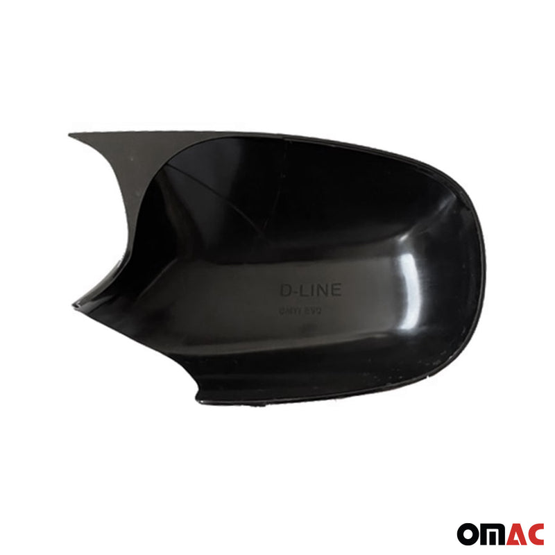 Calotte specchietti retrovisori per BMW Serie 3 E90 2008-2011 ABS nero lucido 2 pezzi