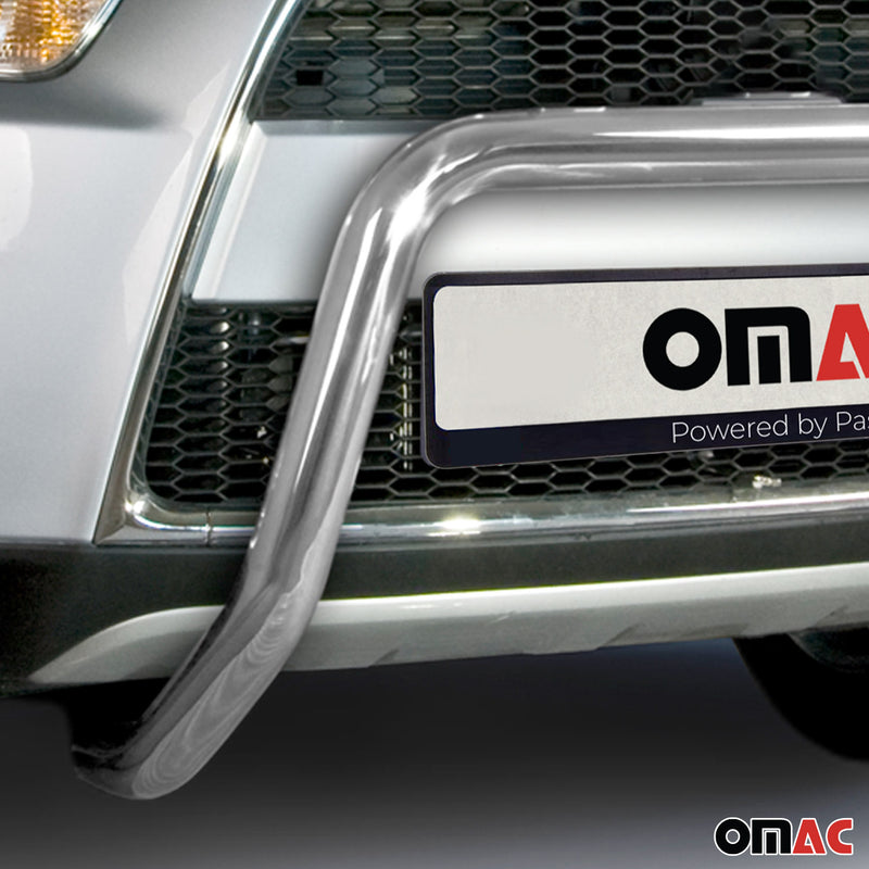 Protezione anteriore per Mitsubishi Outlander 2010-2012 con ABE Silver 